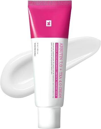 TOSOWOONG Arbutin 7 + Tranexamic Acid 4 Cream, 70,000ppm Arbutin