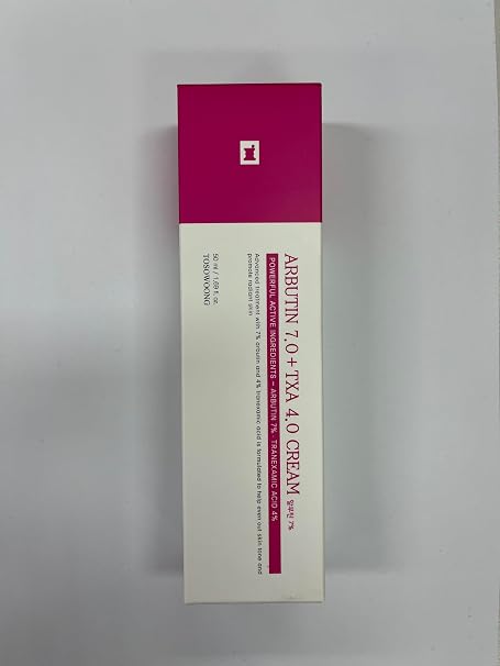 TOSOWOONG Arbutin 7 + Tranexamic Acid 4 Cream, 70,000ppm Arbutin