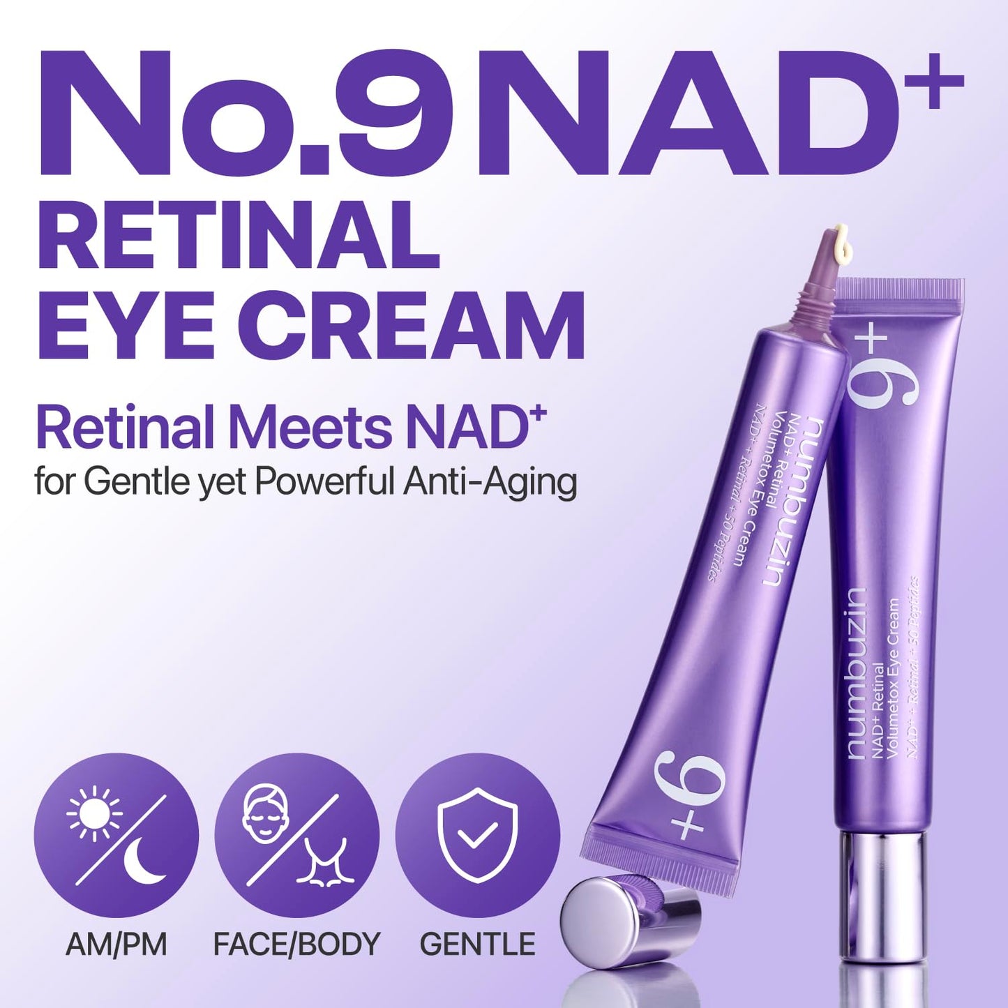 numbuzin No.9 NAD+ Retinal Volumetox Eye Cream
